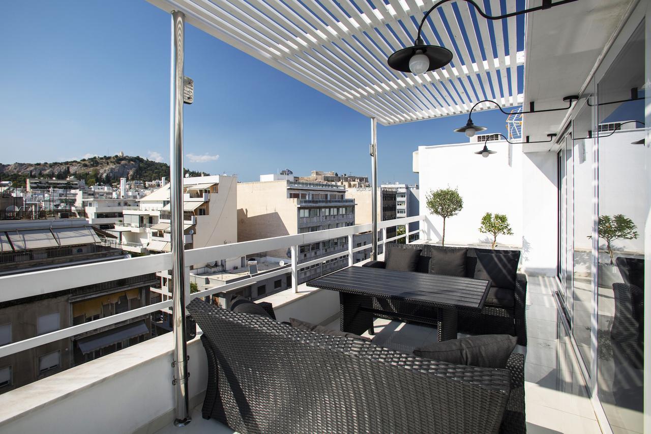 Unique 3-Bed, 3-Bath Apt With Acropolis Views Sg69 Athena Bagian luar foto