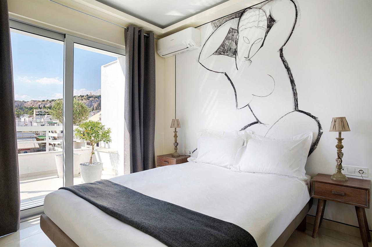 Unique 3-Bed, 3-Bath Apt With Acropolis Views Sg69 Athena Bagian luar foto