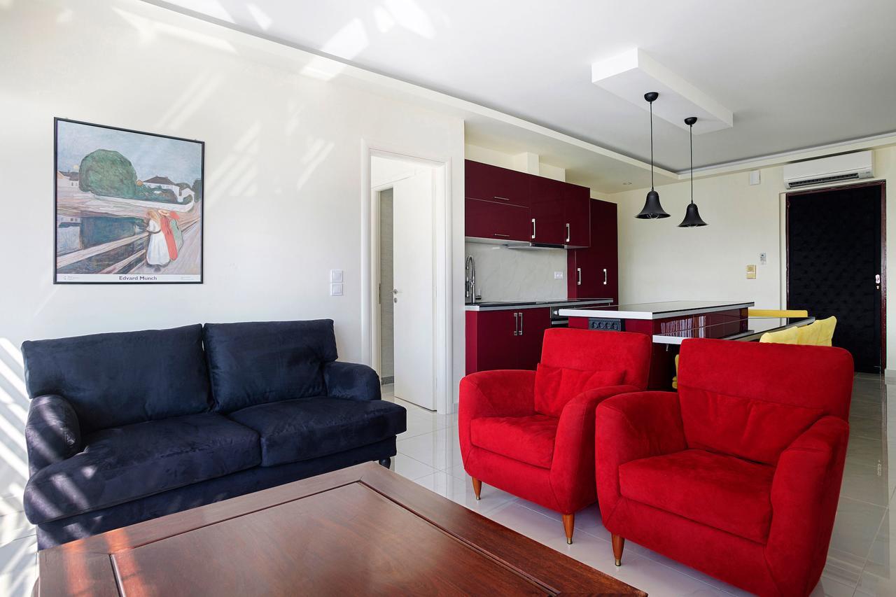 Unique 3-Bed, 3-Bath Apt With Acropolis Views Sg69 Athena Bagian luar foto